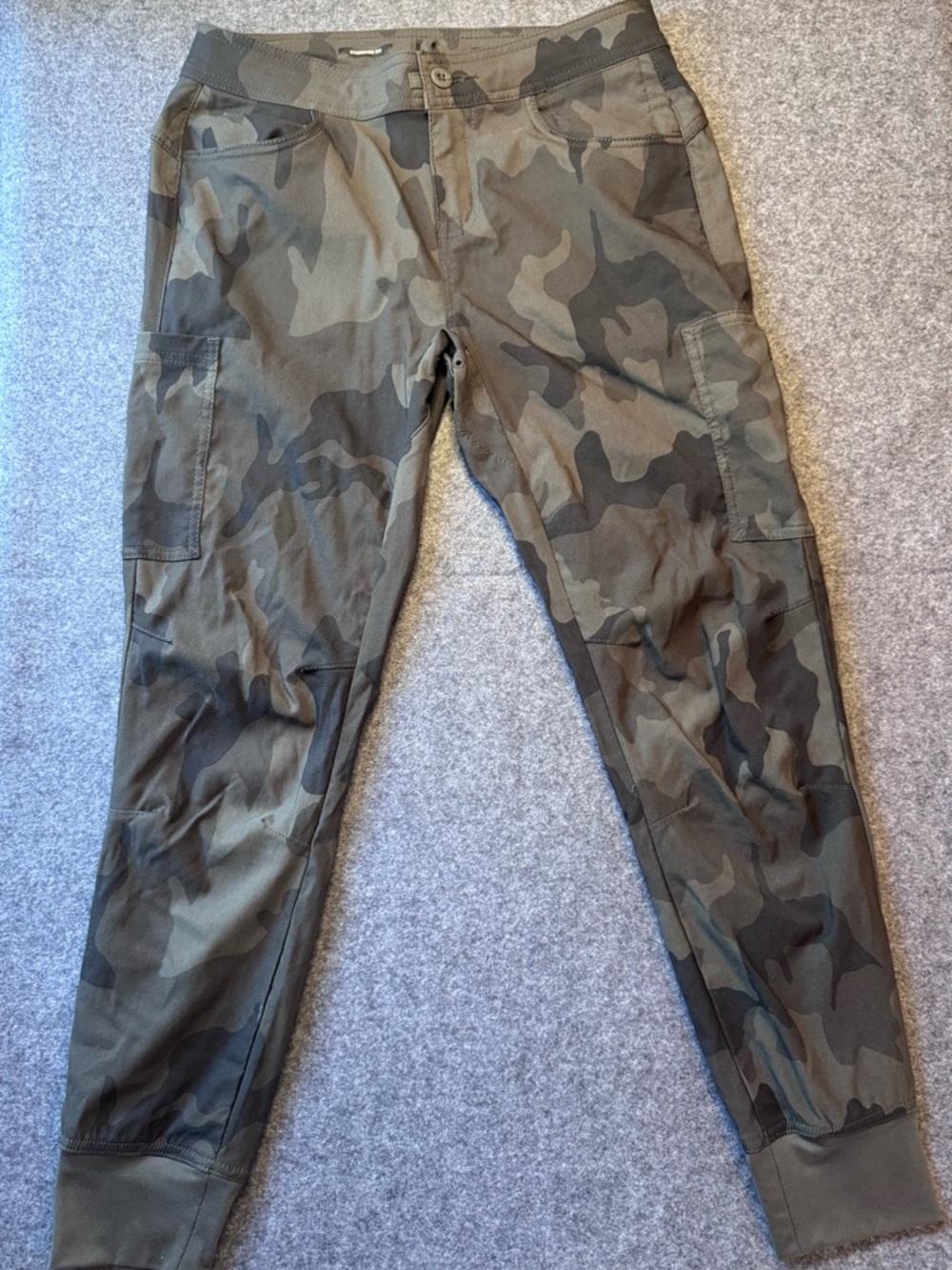 Prana Halle II Charcoal Camo Joggers - Picture 2 of 5